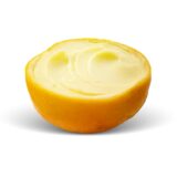 Sorbet Mango Orange Island Way servi dans une coque d’orange naturelle