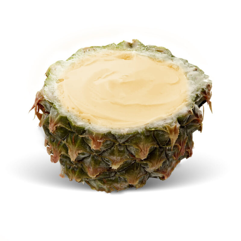 Sorbet Sweet pineapple Island Way servi dans une coque d’ananas naturelle