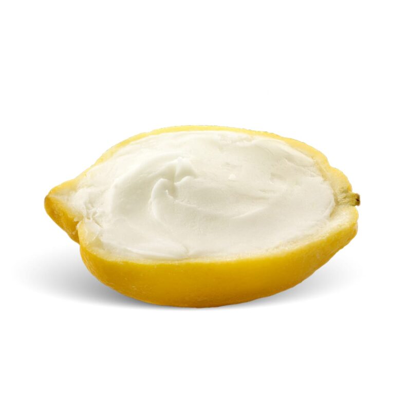 Sorbet Zesty Lemon Island Way servi dans une coque de citron naturelle